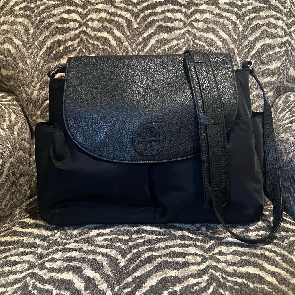 Tory Burch Thea Nylon Messenger Diaper Bag